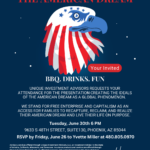 Creating the Ideals of the American Dream Flyer