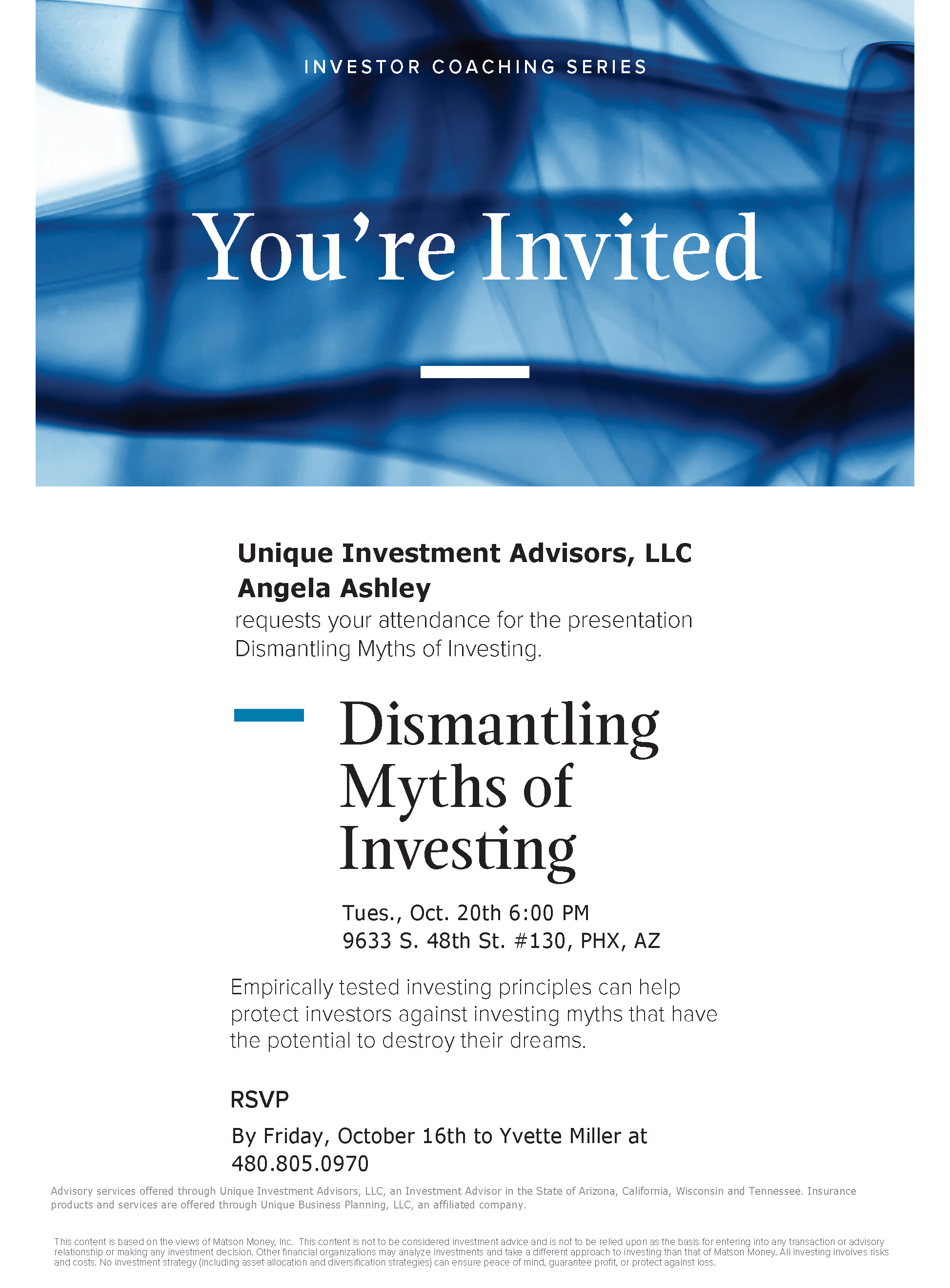 Dismantling Myths of Investing